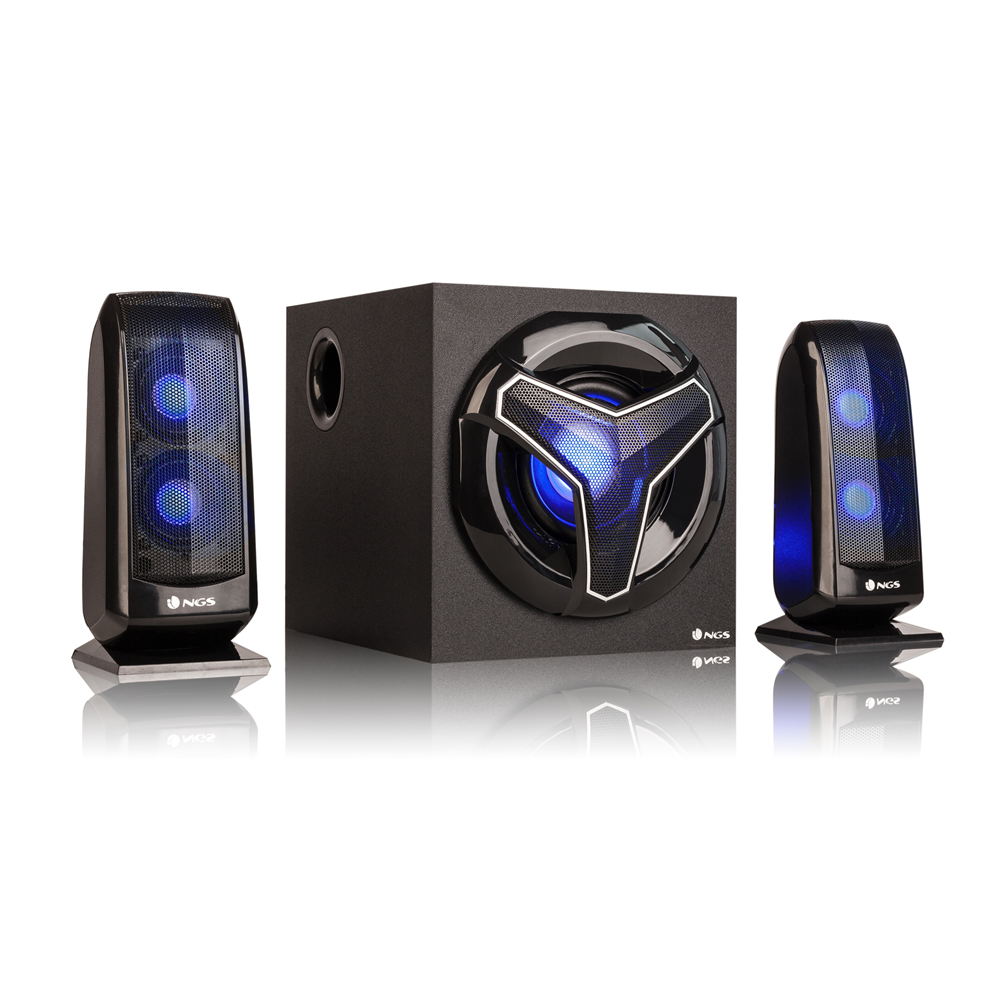 Gaming GAMING 2.1 SPEAKER SYSTEM WITH LIGHTS 80W NGS