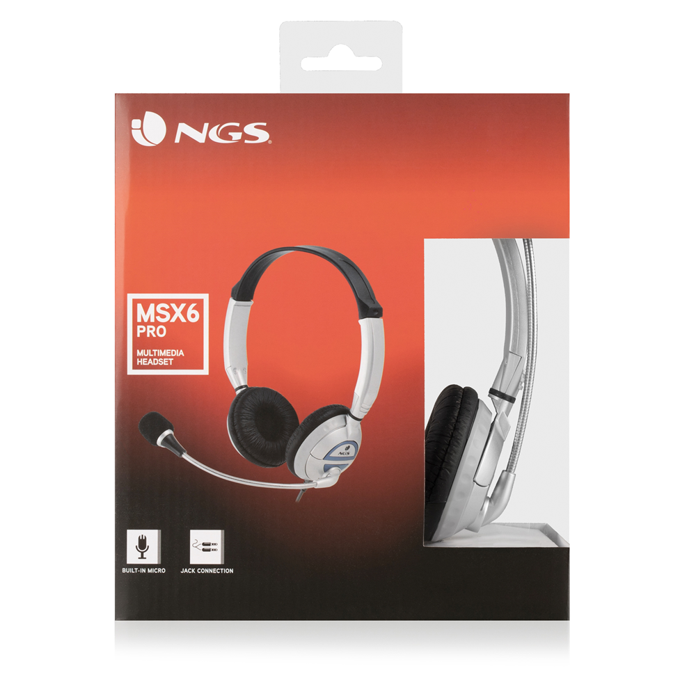 Casques, Haut-parleur Jack 3,5mm- Control de volume- Auriculaire matelassé