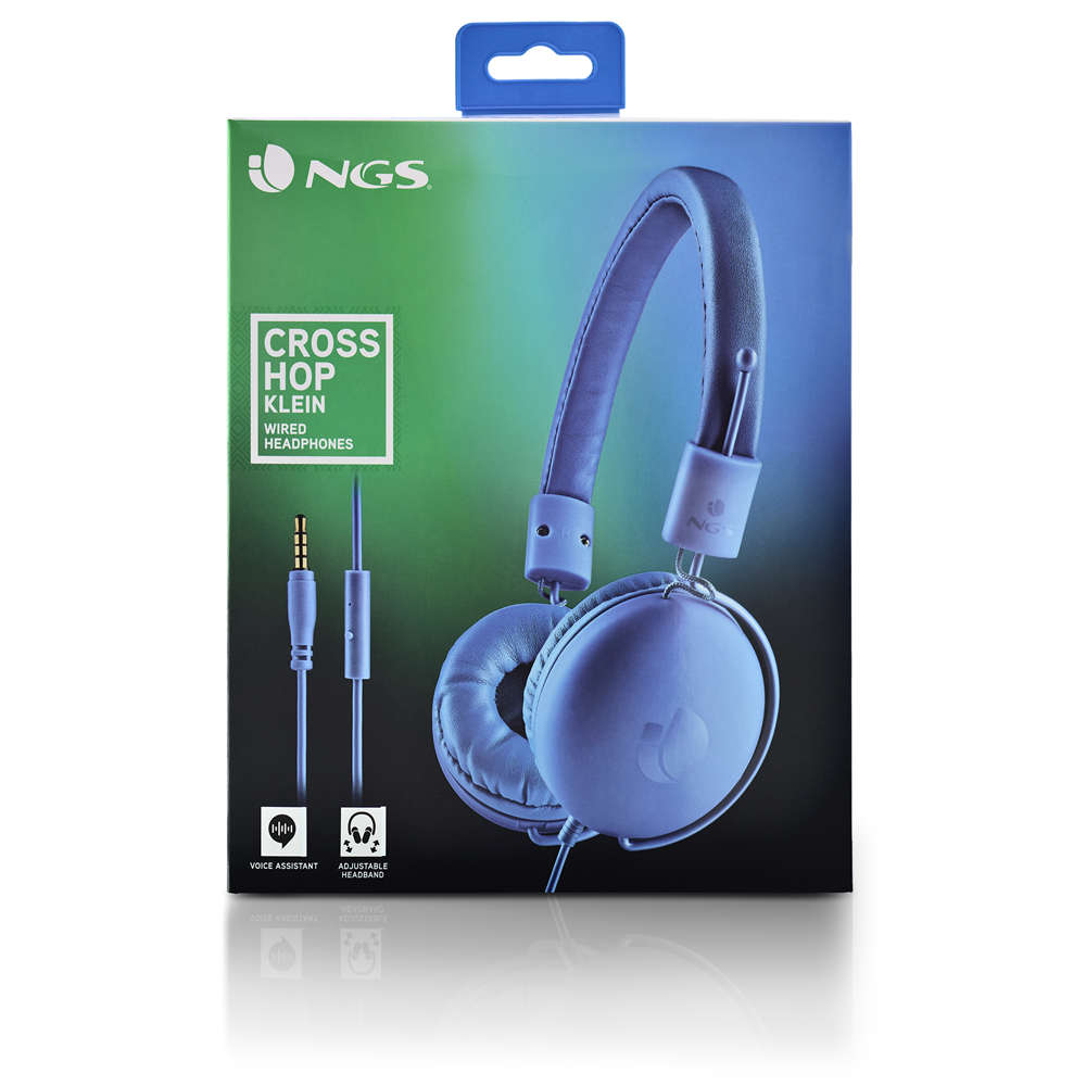 Auriculares Diadema Con Cable NGS Cross Hop CROSSHOPKLEIN - Jack