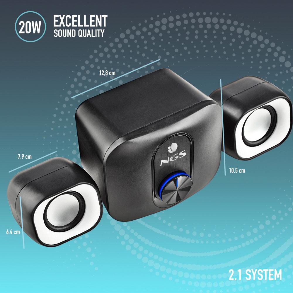 Altavoces, Mini altavoces de PC con subwoofer