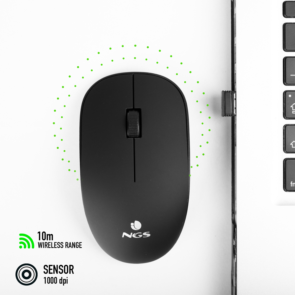 12€59 sur Souris optique de jeu sans fil avec récepteur USB