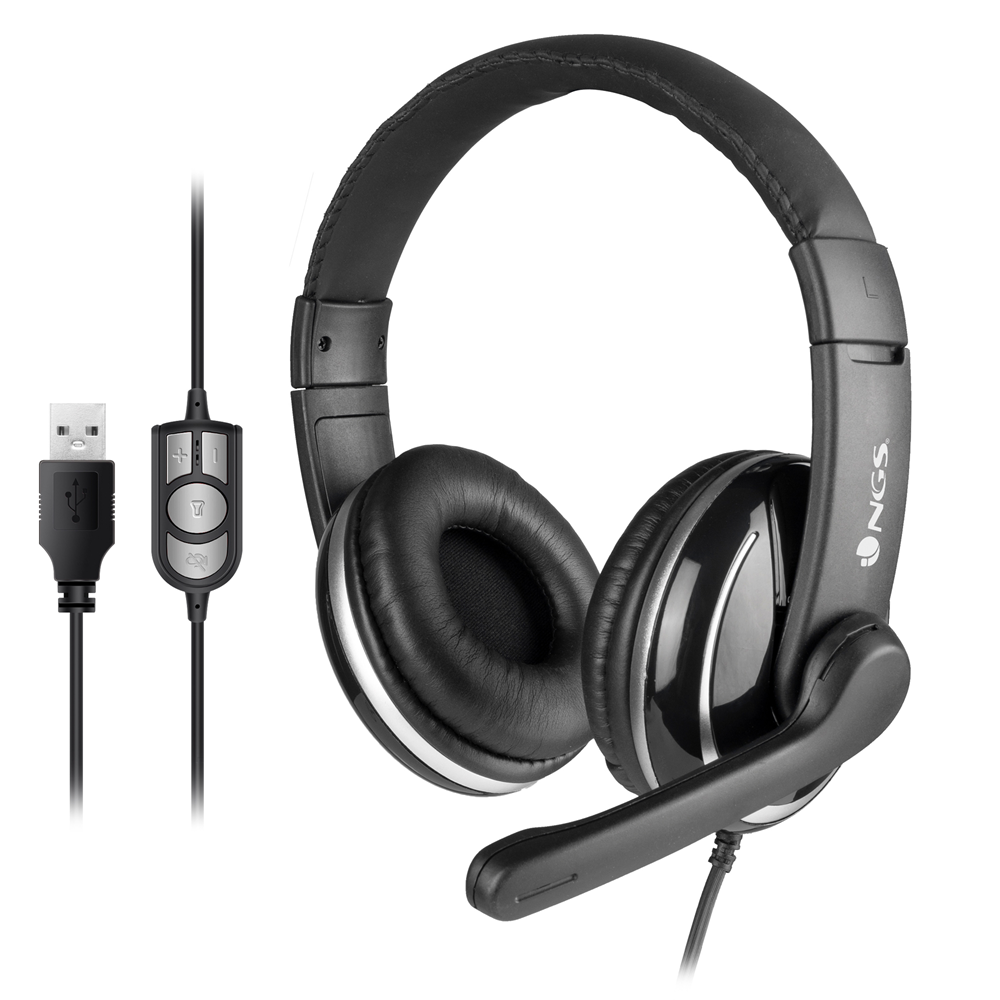 Casques, casque micro stéréo avec une connexion USB pour PC fixes ou  portable