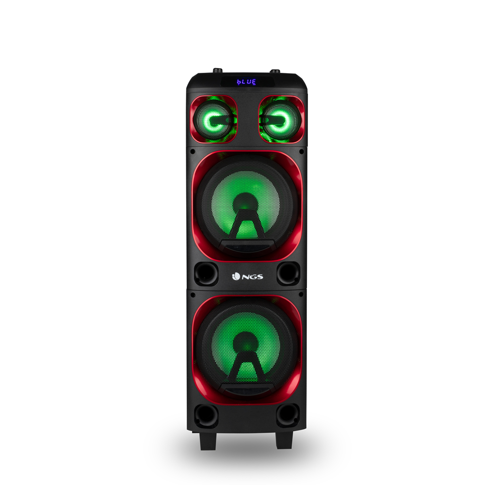 Próximamente | ALTAVOZ DJ 300W SUBWOOFER 8" COMPATIBLE CON Y USB/MICRO SD/AUX IN | NGS