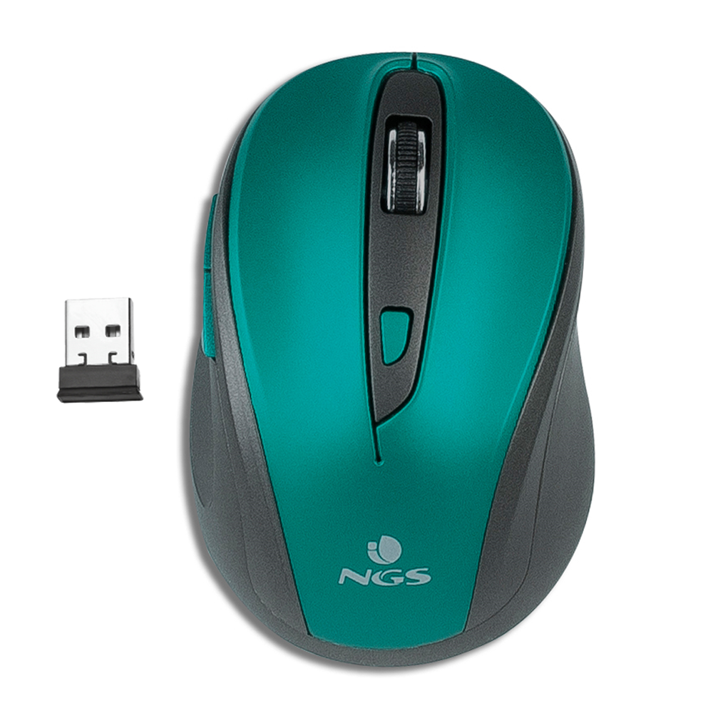 Mouse, MOUSE OTTICO SILENZIOSO WIRELESS ROSSO