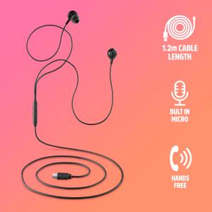 NGS WIRED USBC STEREO EARPHONE