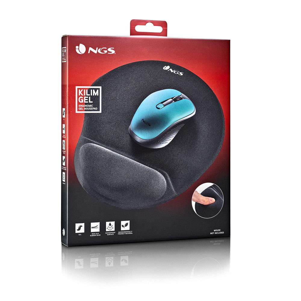 Tapis De Souris Ergonomique Avec Support En Gel - Antidérapant Et Confortable Pour Bureau Et Gaming